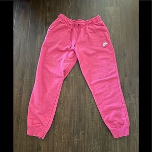 Nike pink sweatpants